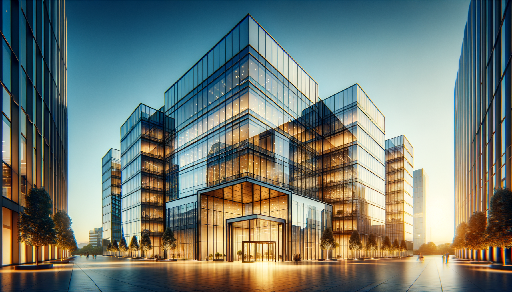 Accredited investor rules - modern financial building representing real estate crowdfunding investment opportunities