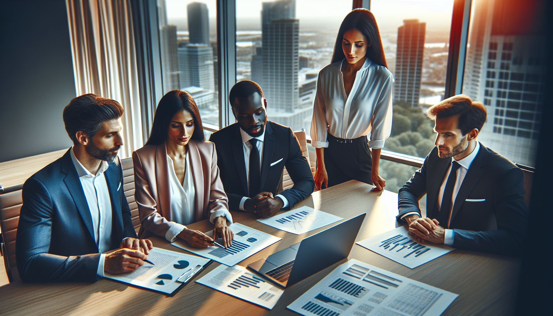 crowdfunding-due-diligence-red-flags Crowdfunding due diligence meeting where investors review real estate offering documents around a conference table