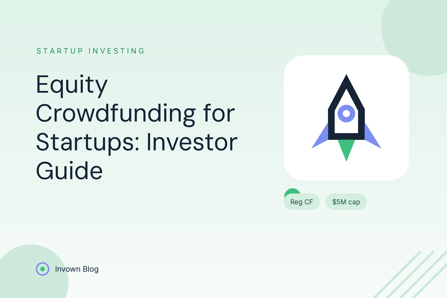equity-crowdfunding-startups-hero Illustration of a launching rocket backed by investors, representing equity crowdfunding for startups under Regulation Crowdfunding.