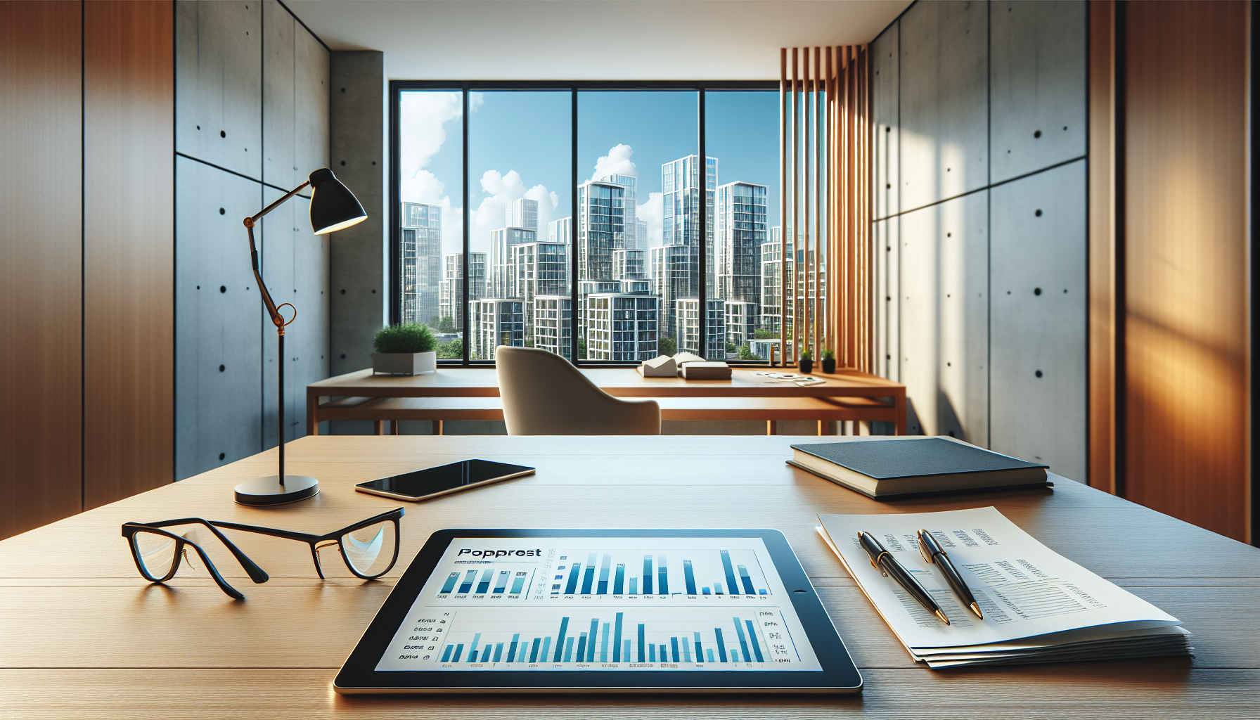 real-estate-due-diligence-crowdfunding Real estate due diligence crowdfunding - investor reviewing property documents and financial analysis on a modern desk