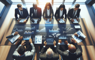 Accredited investor rules explained — diverse group of investors reviewing financial documents at a conference table