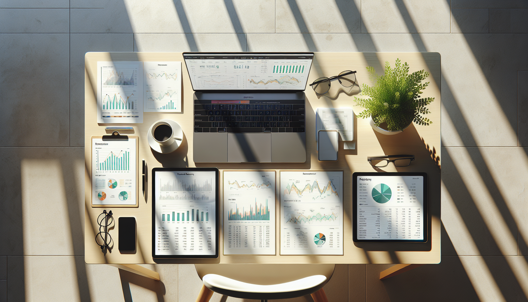 Alternative investment portfolio diversification strategy shown on professional desk with financial charts and real estate analysis