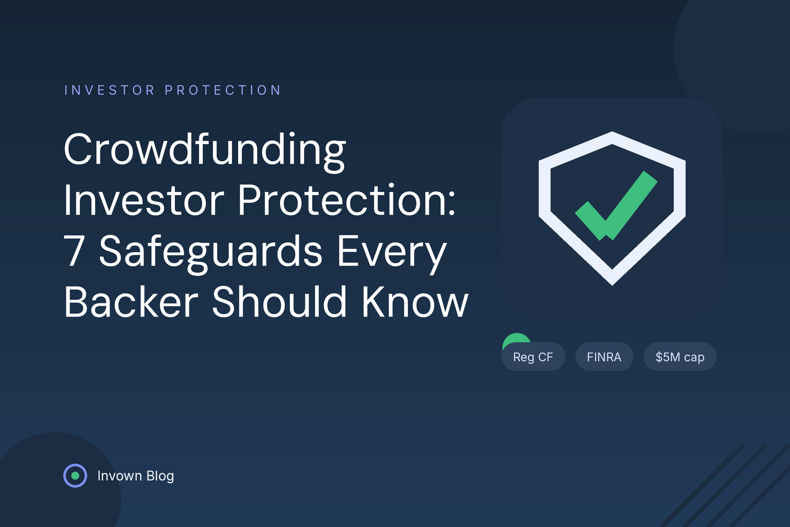 crowdfunding-investor-protection-2026 Illustration of a compliance shield representing SEC and FINRA investor protection safeguards in Regulation Crowdfunding.