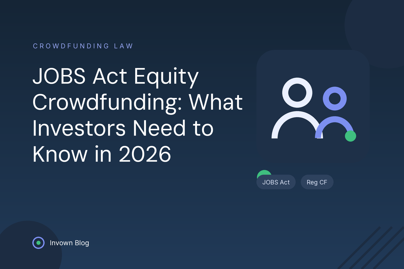 jobs-act-equity-crowdfunding-2026 Illustration of a group of investors representing JOBS Act equity crowdfunding and updated Reg CF rules for 2026.