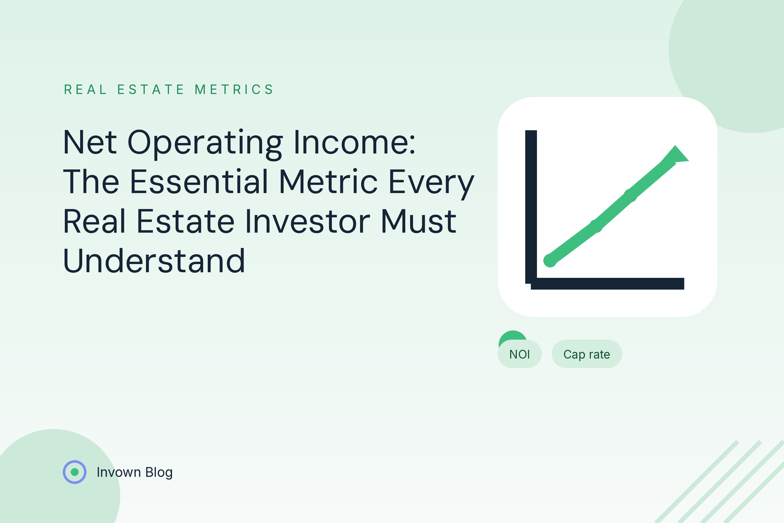 net-operating-income-real-estate-guide Illustration of a rising chart pictogram representing net operating income, the essential NOI metric for real estate investors.
