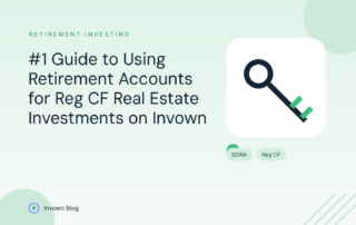 Illustration of a golden key unlocking self-directed retirement accounts like SDIRAs for Reg CF real estate investments.