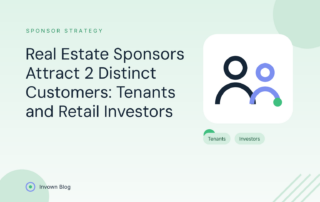 Illustration of two groups of people representing tenants and retail investors, the dual customers served by real estate sponsors.