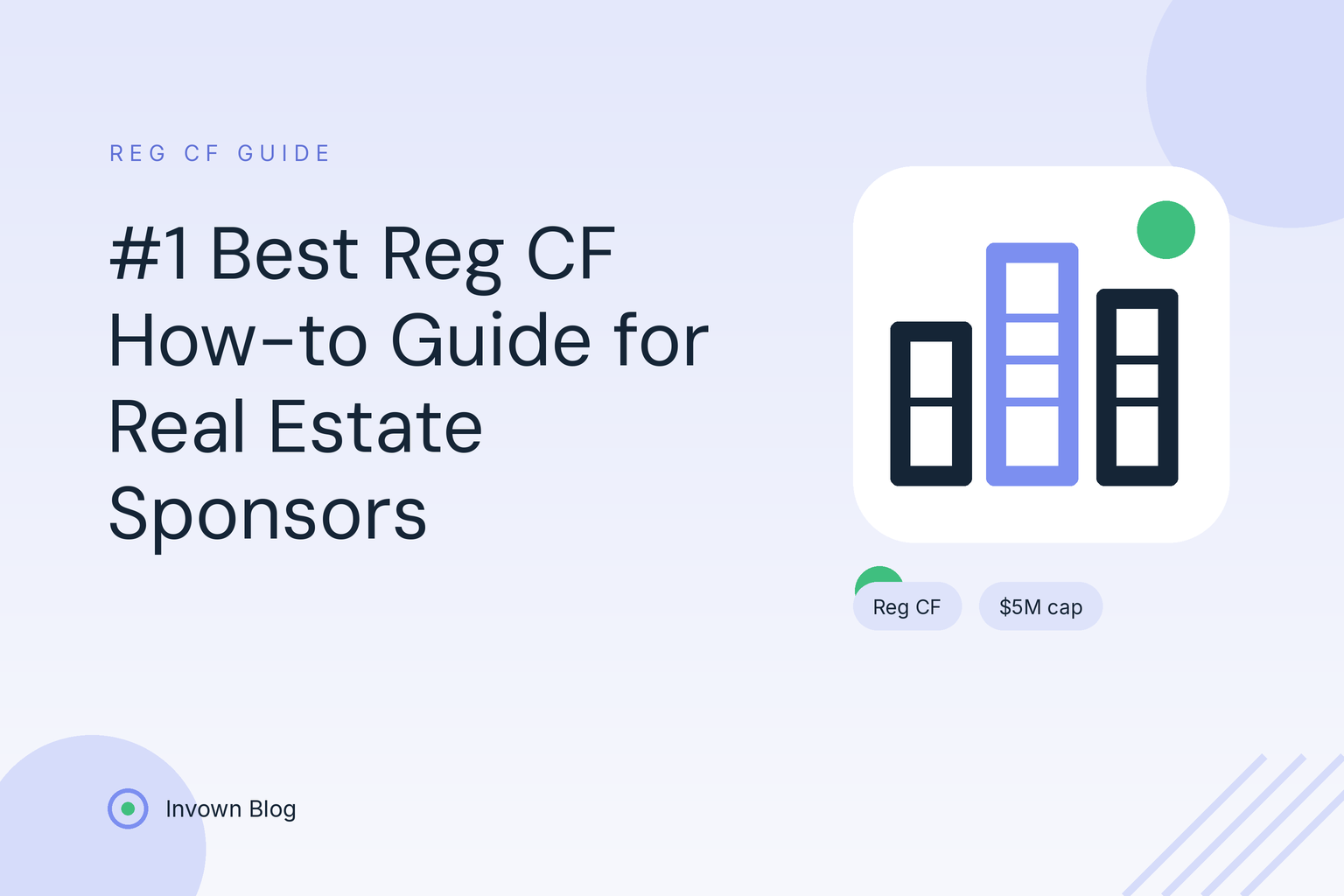 Illustration of a city skyline with rising capital representing a Reg CF fundraising how-to guide for real estate sponsors.