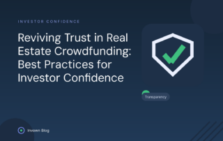 Illustration of a protective shield symbolizing investor confidence and trust-building best practices in real estate crowdfunding.