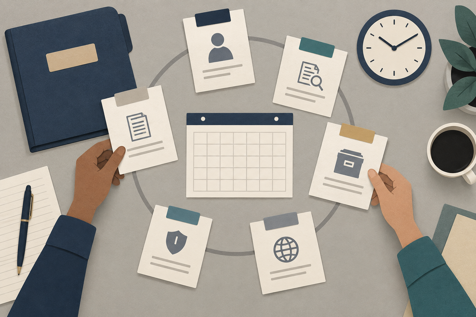 Reg CF annual reporting calendar with organized disclosure records