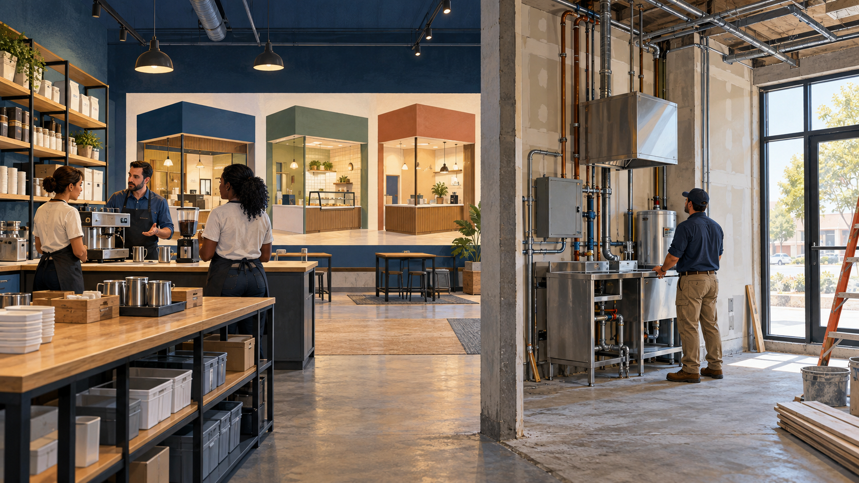 Franchise crowdfunding planning for franchisor operations and a franchisee location