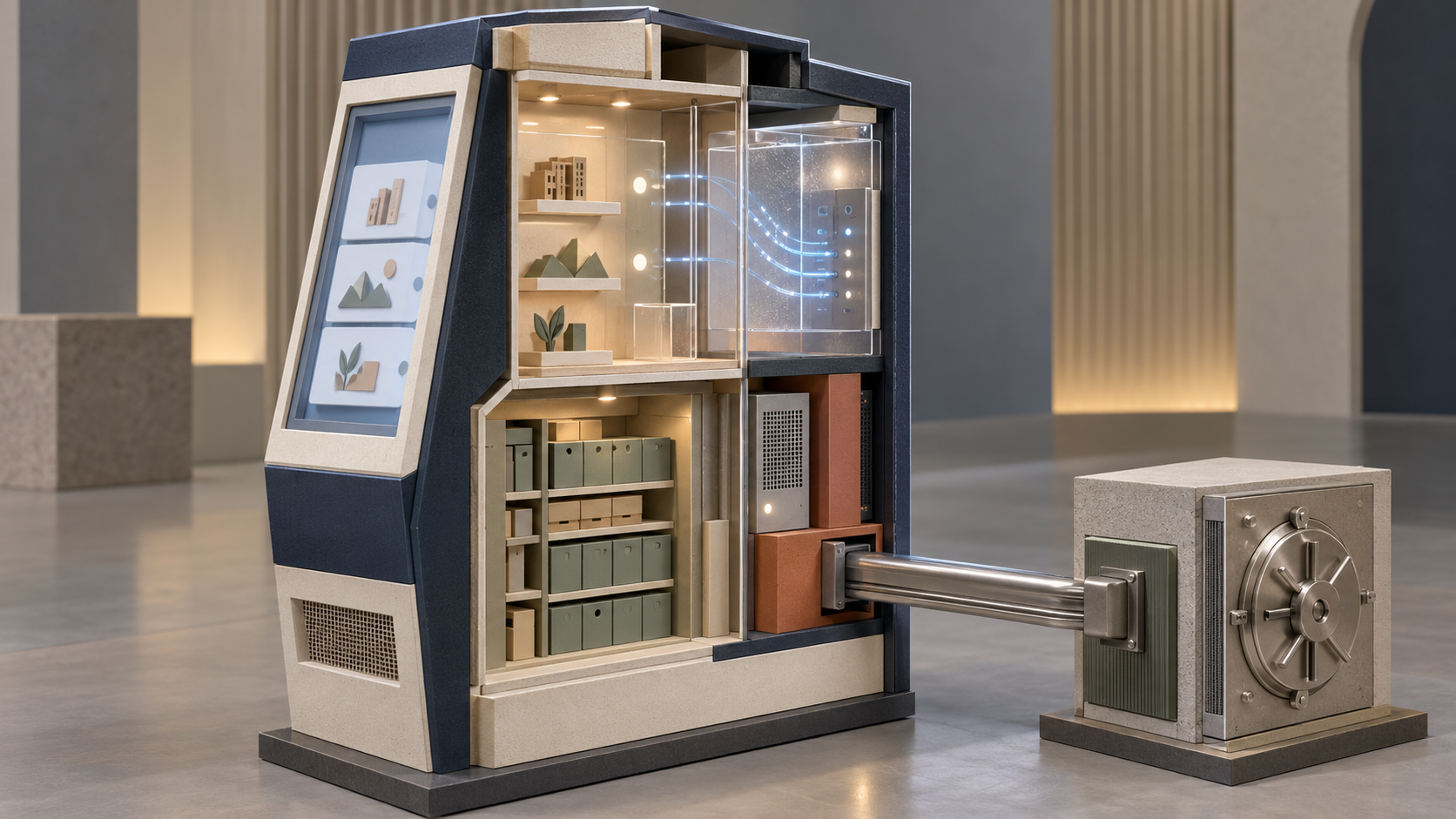 Cutaway funding portal model separates public offering information, communication, records, and a qualified third-party funds connection